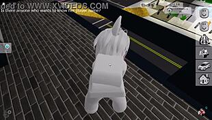 Shy Girl's Secret Balcony Sex in Brookhaven