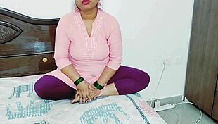 desi step sister's shaved pussy takes brutal pounding with dirty talk