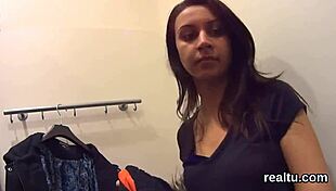 Charming Czech kitten teased in mall, clothes ripped for hardcore POV pounding