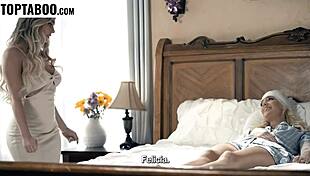 Wife's Friend Kneels Craving Sloppy Cock In Mouth And Ride