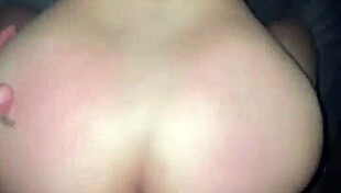 skinny girl bounces her tight pussy on my cock