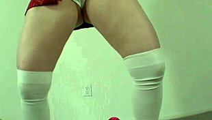 Tiny Titty Slut Zen Rips Clothes and Jerks Cock Between Massive Tits!