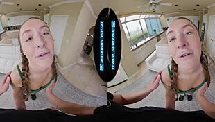 i can't resist this curvy redhead teen babysitter chloe marie with big tits pigtails tattoos, hire her for pov cowgirl doggystyle missionary riding