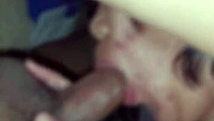 Indonesian wife risks it all fucking friend's cock near sleeping husband