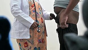 doctor checks patient's huge indian cock in hospital 😏🍆
