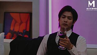 the bossy ceo bends over for some intense pussy licking and riding action from her team