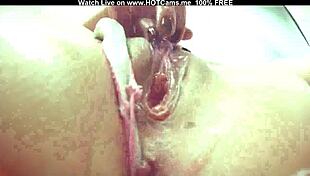 Amateur Russian Webcam Girl Fingers Wet Juicy Pussy Solo