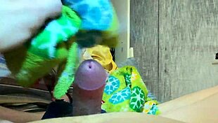 masturbating in BEDROOM with BIG COCK for first time solo homemade canadian mature brown eyes