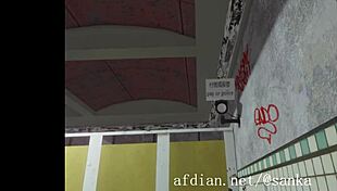 Ahri's intriguing 3D hentai toilet antics tease hidden desires