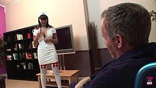 i dress as sexy nurse in heels and let patient pound my tight ass hard