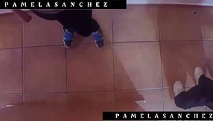 omg i hid camera in closet watching neighbor fuck my pussy and tits hard