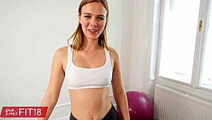 Stella Sedona Craves Foreign Gym Owner's Huge Cock Now!