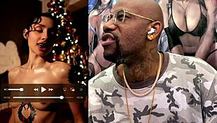 damn that thicc transgender teen's veiny girl cock looks so hard in public this christmas