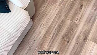 Horny Stepson Fucks Stuck Stepmom In Sofa Doggystyle POV