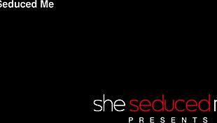 dean seduces young brunette milf into wet pussy licking lingerie