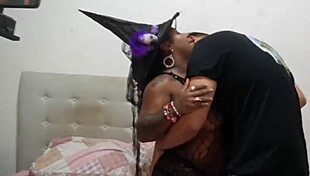 first time teasing with naughty nana diaba the playful witch