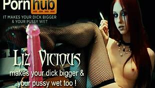 liz vicious watches melena tara finger shaved pussy with dildo in bikini heels