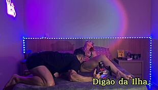 Tattooed Hottie Behind Scenes Sucking And Oiling Sheer Red Outfit