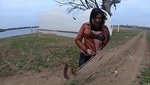 hey babe watch this tight jeans tease turn into kinky milf tub orgasm while i smoke