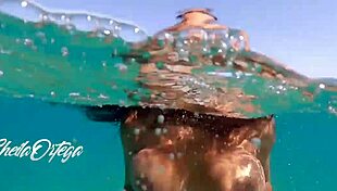 Pornstar sheila ortega sucks fucks underwater snorkeling poolside 🌊🍆