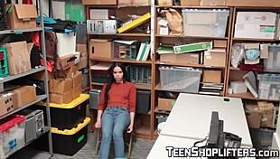 Mighty fine teen thief tory bellamy rides dick like a pro