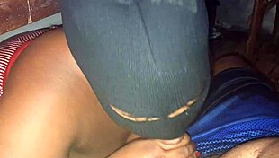 Chubby Evang�lica Sucks Huge Cock Under Table for Tit Cumshot