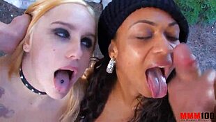 Outdoor orgy anal fisting with leila black and dunia montenegro