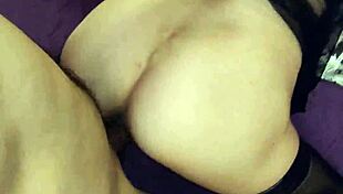 mature latina wife's tight pussy stretched cheating in stockings