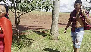 Whoa super naughty little red riding hood meets hungry woodcutter deep in forest for rough outdoor fun! 🔥🌲🍆💦