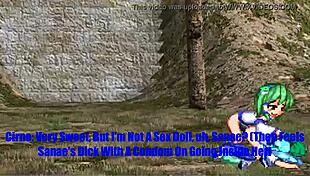 sanae sneaks a wild fuck with cirno in hilarious touhou comic parody action