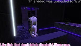 boyfriend pays for cheating with hard doggystyle revenge fuck