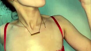 British exchange student teases her secrets in solo webcam play