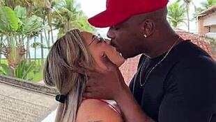 boyfriend films her sucking the endowed black guy so well