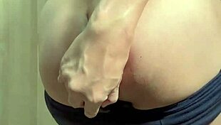 uhh maid in gym shorts and tennis skirt gets embarrassing anal plug and nipple training omg 😳🍑