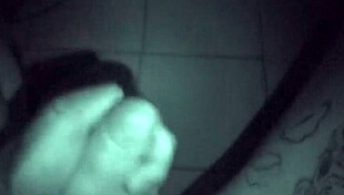 Late Night Solo Tattoo Masturbation with Intense Toy Stroking Climax