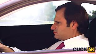 cuckold husband spies long-haired buddy pounding tattooed wife on bed