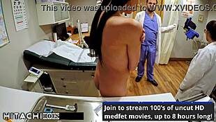 Nurse Forces Hitachi Vibrator Orgasm on Freshman Patient Aria Rose in Hospital