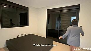 Big ass latina realtor bends over kitchen counter for doggystyle deal closer