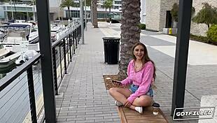 vegas hottie partied hard and got filled up good