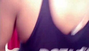 Amateur in lingerie plays solo with her tight little asshole