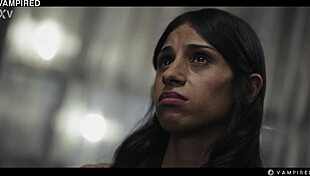 black vampire lesbian dominates mesmerized latina big fake tits slave!