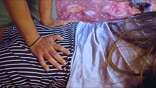 fucking that pregnant indian wife with big boobs turns into juicy creampie doggystyle romp