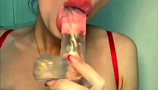 British exchange student teases her secrets in solo webcam play