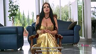 A busty pilates milf like peyton preslee gets caught with her big tits and ass out