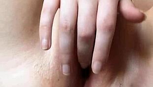 oh god, my tight teen pussy feels so wet fingering myself to a huge creampie orgasm