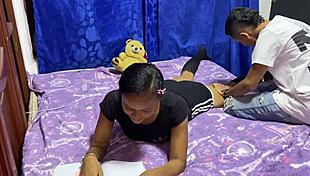 i fuck my tight stepsis ass and blast semen deep in her pussy