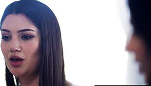 lesbian milf queenie sateen tempts hot teen stepdaughter alyx star