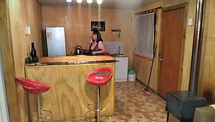 Stepmom sneaks in midnight for secret big cock pussy pounding ride