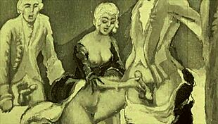 vintage erotic art showcases hairy beavers in retro style