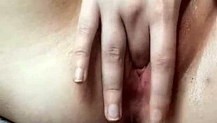 oh god, my tight teen pussy feels so wet fingering myself to a huge creampie orgasm